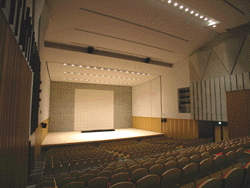 Concert style stage of NAGISA HALL