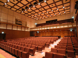 Audience area view of the hall