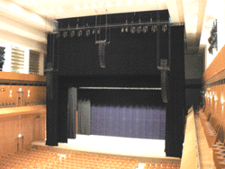 Main Hall Proscenium-style stage