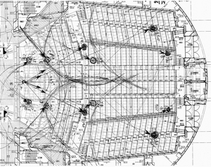 Fig.1 平面図上でのスピーカのカバーエリアの検討