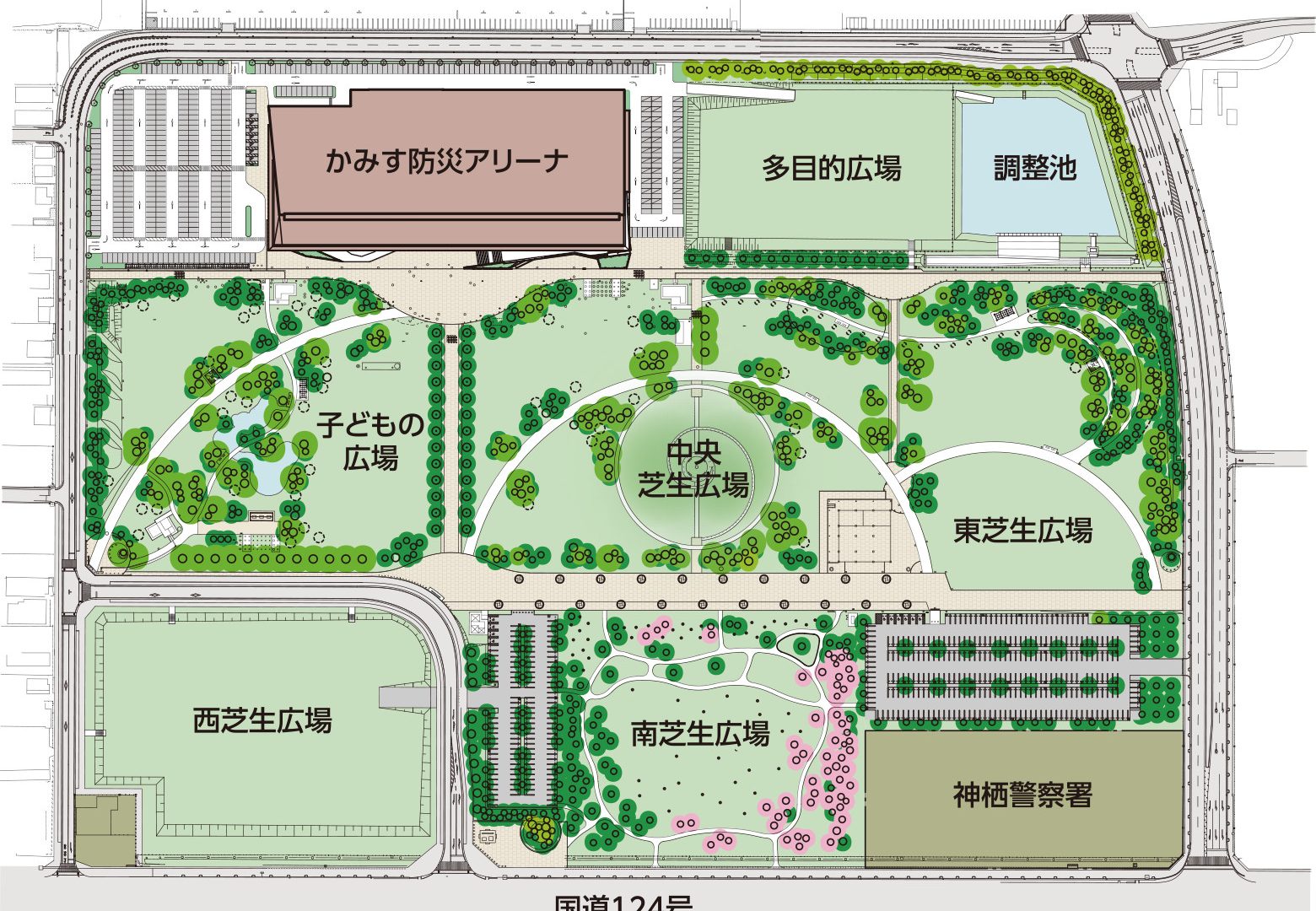 神栖中央公園 （かみす防災アリーナウェブサイトより）