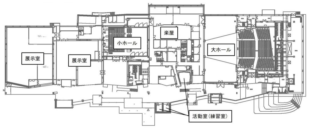 施設１階平面図