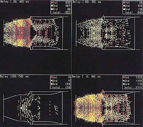 コンピュータシミュレーションによる 初期反射音の分布の検討