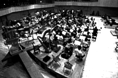 オーケストラの練習風景（札幌芸術の森大リハーサル室）