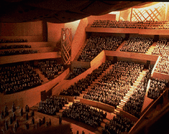 ディズニー・コンサートホール内部模型
